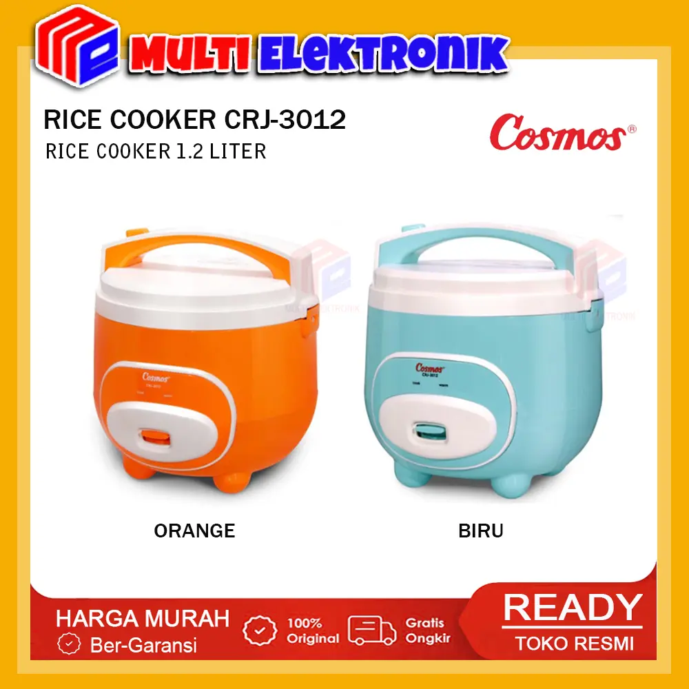 Cosmos Rice Cooker CRJ-3012 Kapasitas 1.2 Liter