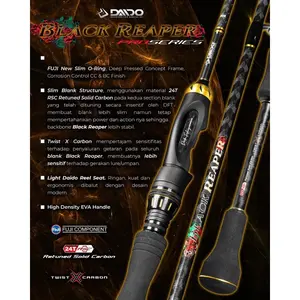 ￼ [NEW] JORAN DAIDO BLACK REAPER CARBON RING FUJI BERKUALITAS LENGKAP UKURAN