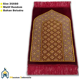 Sajadah Mini Sujud Muka Ukuran 35x60 Bahan Halus Dan Lembut