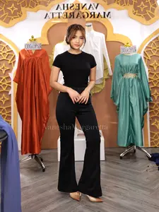 [VM] 525 - Celana Scuba Hightwaist / Celana Cutbray Scuba / Celana Bahan Melar