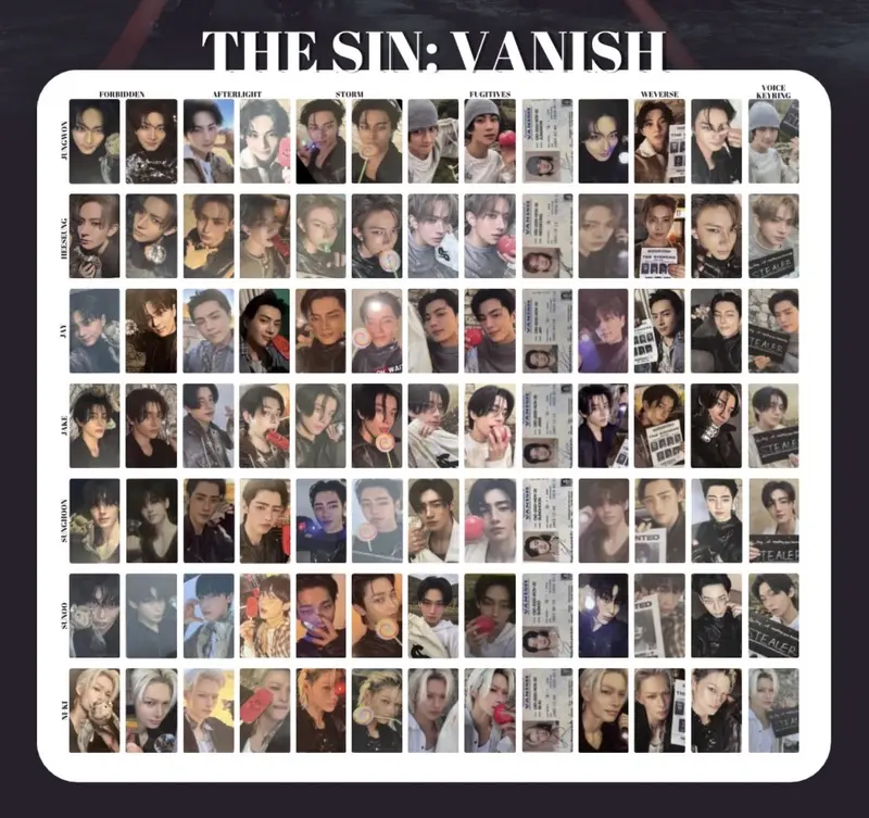 ENHYPEN THE SIN:VANISH FUGITIVES VERSION - TikTok Shop Philippines