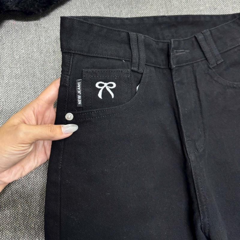 Quần jeans xuông nấm dài 93cm (1m45-1m55)chất jeans mềm không dãn 6