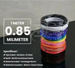 1 Meter Kabel Bintik Serabut Tembaga Motor Mobil Otomotif