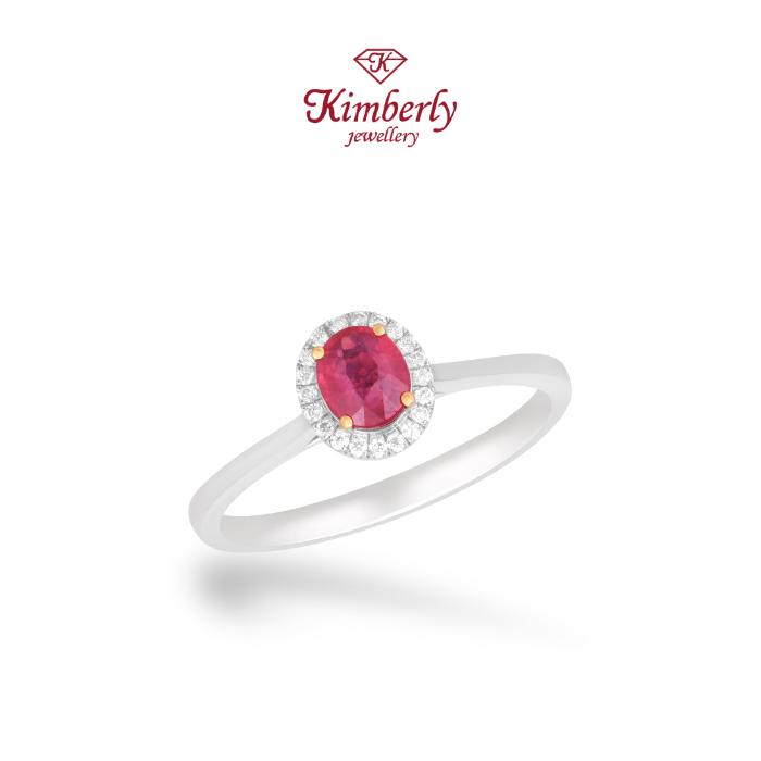 Gambar Cincin Berlian Batu Ruby KLR1258615 - Kimberly Jewellery dari Kimberly Jewellery Online Kota Administrasi Jakarta Selatan Tokopedia
