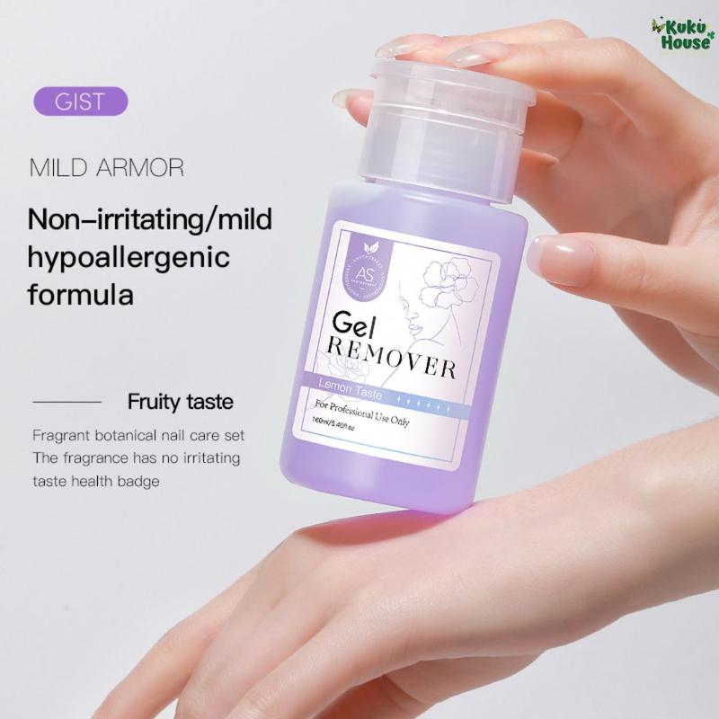 AS New nail art push bottle cleaning water nail polish remover without hurting nails cleaning liquid dedicated 7