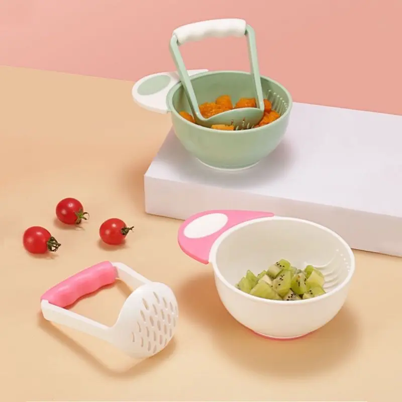 WDS Baby Food Maker Alat Makan Bayi Mangkok Mpasi Grinding Bowl Alat Pembuat Makanan Bayi B03 7