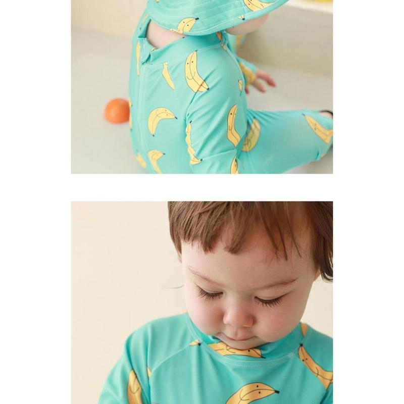 Product Introduction of Children's Boys and Girls Long Sleeve Sun Protection 1 7 Years Old Swimsuit Surfing Suit Infants Baby Swimming 39