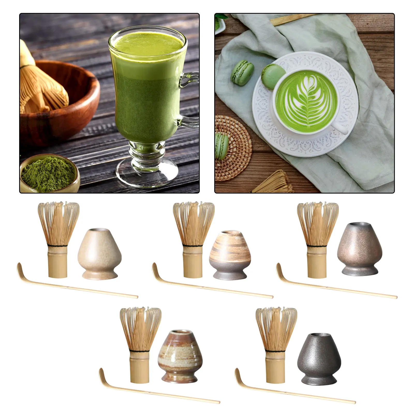 Bộ nghi lễ Matcha, phong cách Nhật Bản, Matcha truyền thống, thích hợp làm quà tặng tân gia