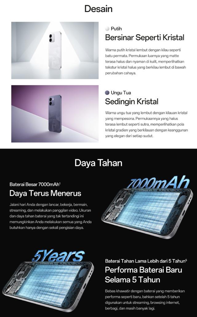 [BAIM APPROVED] OPPO A6t Pro 8GB/128GB Online Exclusive Smartphone [Snapdragon 685, 70000mAh Large Battery 45W SUPERVOOC, IP69 Water & Dust Resistance]