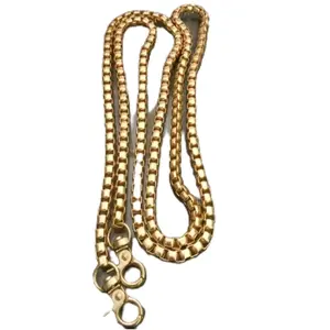 Tali Tas Selempang Wanita Rantai Uliir Tebal Bahan Besi Anti Air Anti Karat Gold 120cm x 1cm Tas Serbaguna dengan Kualitas Terjamin dan Pilihan Warna Gold Black Silver