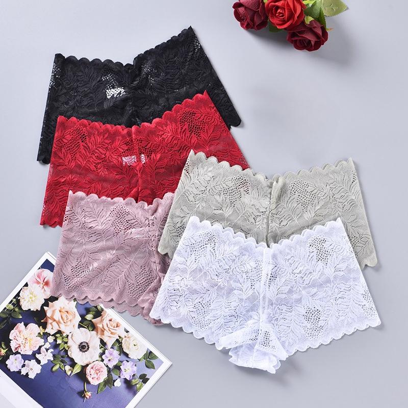 Product Introduction of Quần Lót Boxer Nữ, Ren khoét Thiết Kế Liền Mạch, Màu Trơn cạp vừa Mỏng Và Thoáng Khí, Được Làm Bằng Cotton Đáy Và Đáy Quần, Mềm Mại Và Thoải Mái, Quần Lót 17