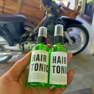 HAIR TONIC Vitamin Rambut Meluruskan Melembabkan Menutrisi Mencegah Kerontokan 60ml dengan Ekstrak Ginseng & Aloe Vera untuk Rambut Sehat Kuat dan Tebal
