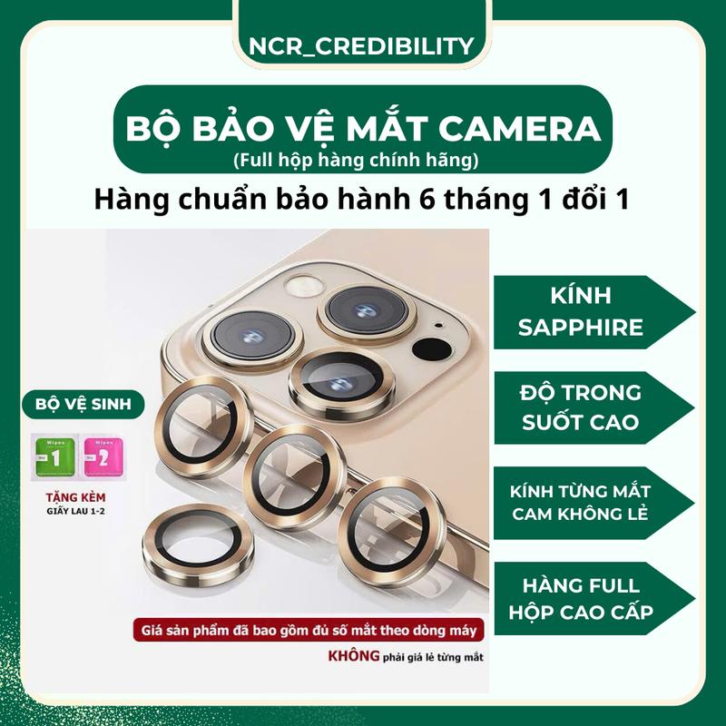  Bộ Ốp Cam Full Hộp Bảo Vệ Từng Mắt Camera Ncr_credibility Chống Xước Chống Lóa 