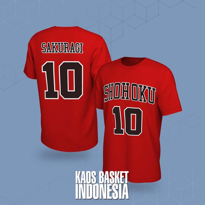 Kaos Basketball Tshirt Premium Shohookuu SLamddunk Players Edition Jersey Sport Pria Wanita Premium Quality l salem 0