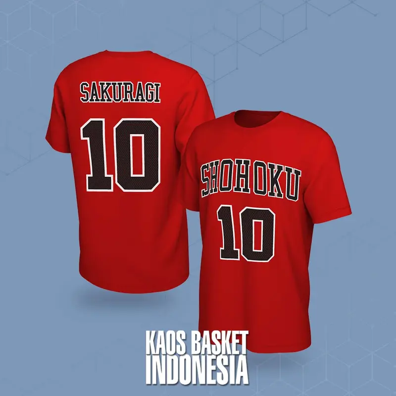 Kaos Basketball Tshirt Premium Shohookuu SLamddunk Players Edition Jersey Sport Pria Wanita Premium Quality l salem 0