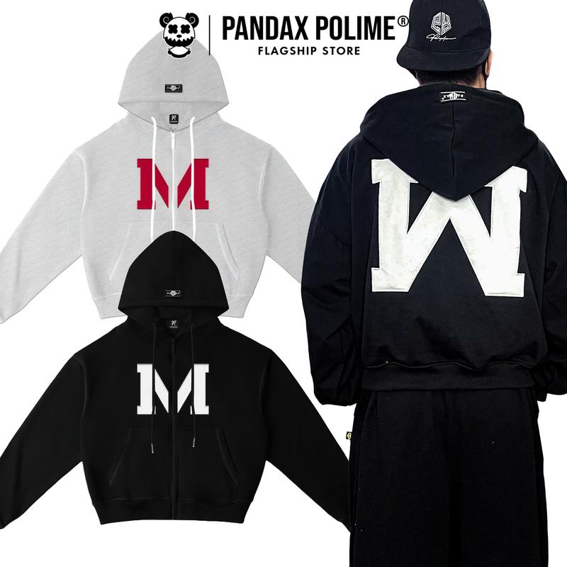 Hoodie nỉ chân cua không xù zip big boxy Áo khoác chống nắng cổ cao thoáng mát bigsize pandax polime unisex nam nữ