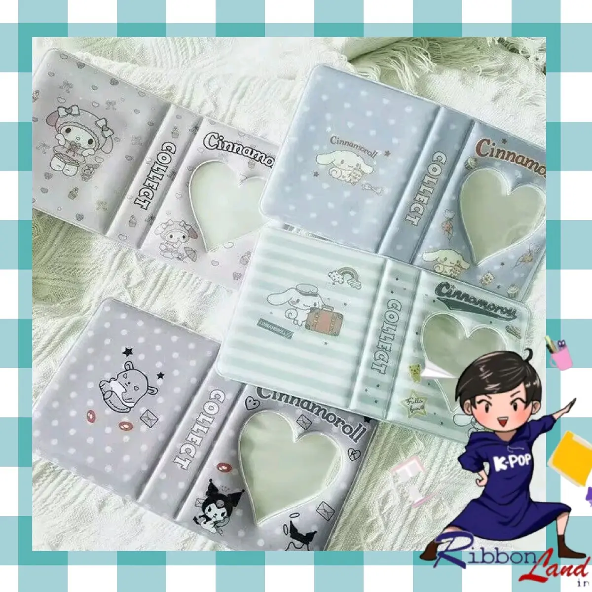 Album Mini Foto 3 Inci PC KPOP / Card Games Motif Kartun