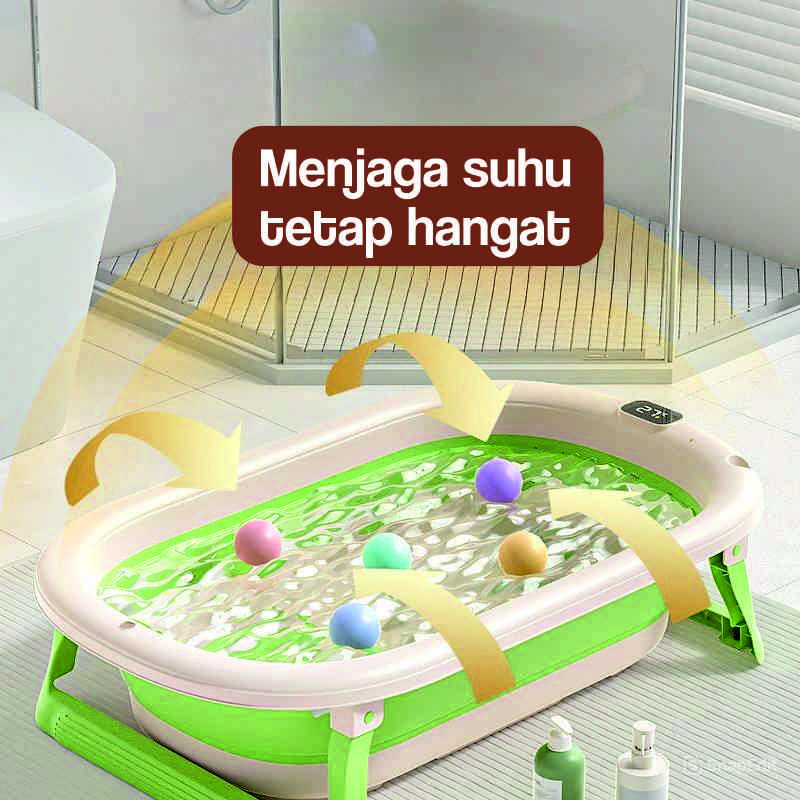 Starlight Bak Mandi Bayi Tempat Mandi Anak Dengan Indikator Suhu HOE201 4