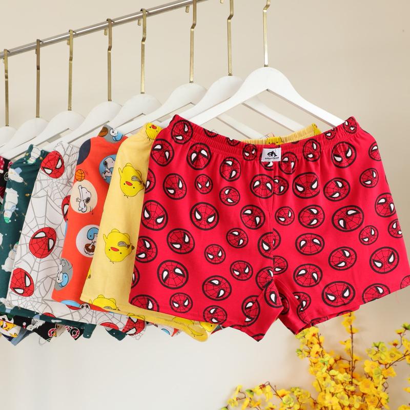 Quần Đùi Thun Quần Ngủ Nam Nữ Vải Cotton Co Giãn Mát Mẽ - Được Chọn Mẫu Yêu Thích - Mẫu Về Mới Liên Tục