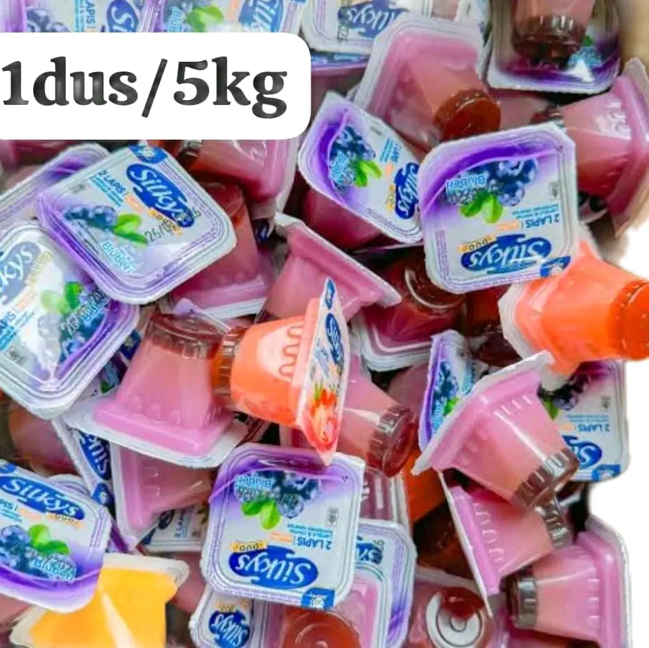 jelly silky # puding jelly silky 2 rasa # 1 dus isi 5 kg