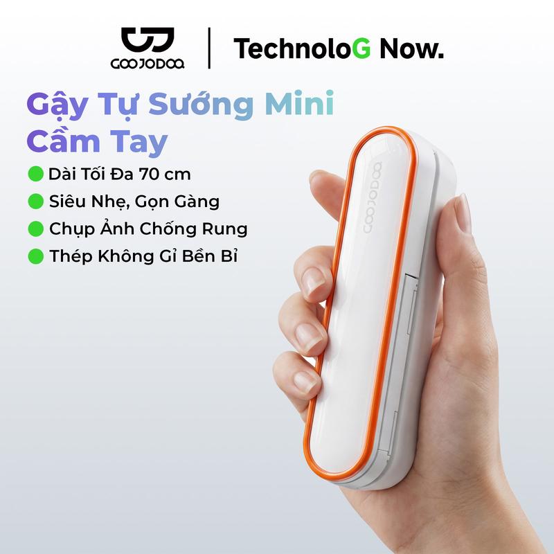 [GOOJODOQ*KOL/KOC] Gậy chụp ảnh Mini cầm tay  ,Dài tối đa 70cm,Siêu nhẹ,Gọn gàng ,Chụp ảnh chống rung ,Thép không gỉ bền bỉ.