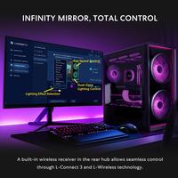 Gambar CASING LIAN LI LANCOOL 217 Infinity Black - Mid Tower ATX Case Tempered Glass (Free 3x ARGB Fan) dari Techno Computer Bali Kota Denpasar 2 Tokopedia