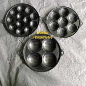 CETAKAN TELUR / CETAKAN TAKOYAKI / CETAKAN KUE LUMPUR / CETAKAN GLODAK / CETAKAN KUE PANCAKE ISI 4 / ISI 7 / ISI 12 ALUMUNIUM COR