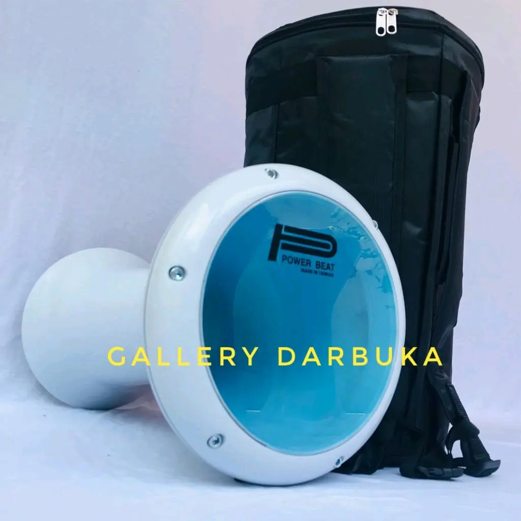DARBUKA MURAH SUPER WHITE GRATIS TAS DAN KUNCI L 8 INC