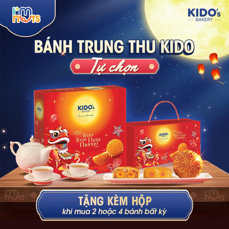 Bánh Trung Thu KIDO 2025 Chính Hãng Tự Chọn Vị – Tặng Kèm Hộp Khi Mua 2 Hoặc 4 Bánh Bất Kỳ