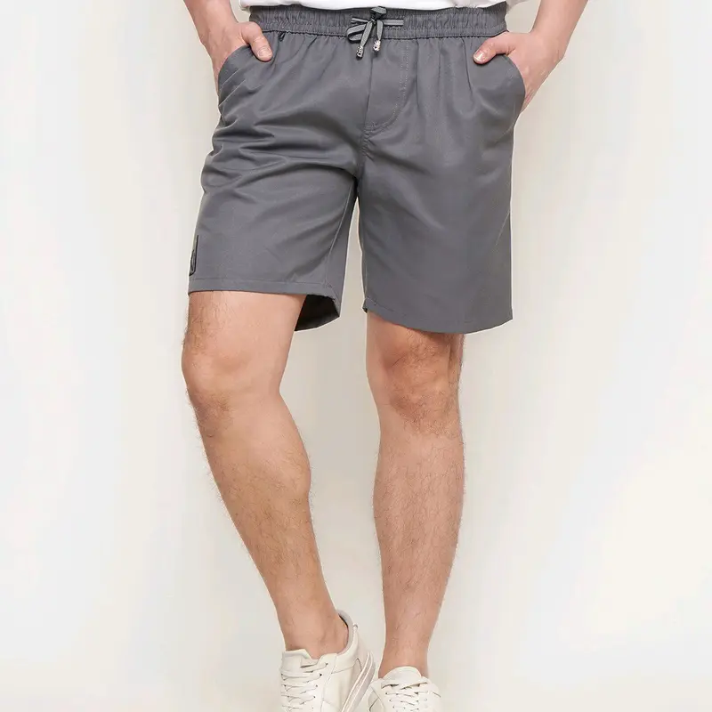 BOARDSORT / Celana Pendek Pria Dewasa / Celana Pendek Short Premium / Celana Pendek Cowom Santai / Katun / Celana Pendek / Bawahan Pria / celana pendek cowok / celana pendek pria / celana cargo Slim-fitting Gray 3