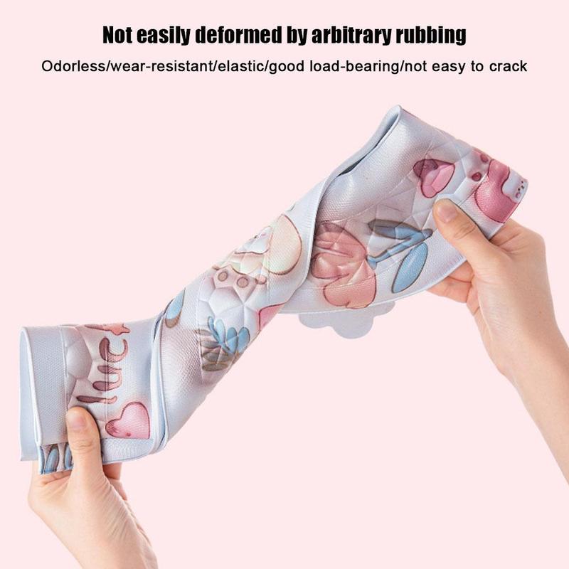Product Introduction of Toilet Seat Pad With Cartoon Pattern Waterproof Washable Toilet Seat Cover Mat Household Reusable Toilet Seat Pad Adjustable Circle 33