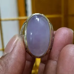 cincin batu lavender baturaja biru langit natural