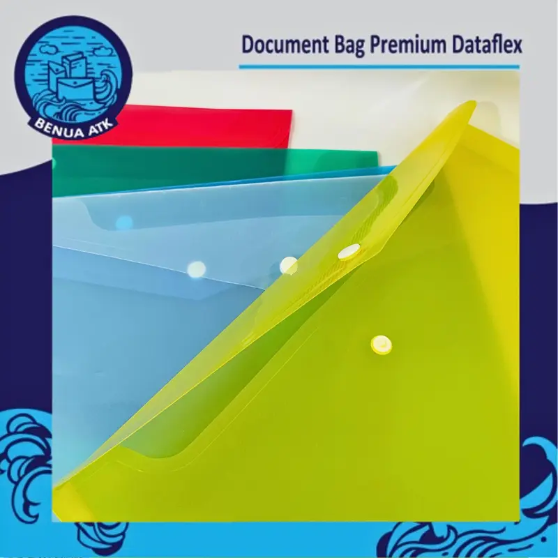 Map Plastik Kancing / Document Bag Premium Dataflex [isi 12pcs] DF-7121 3