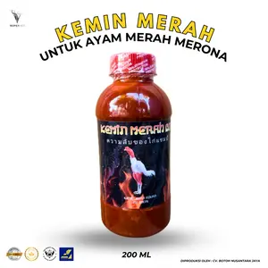 KEMIN MERAH CAIR Untuk Kulit merah Merona sehat sisik kaki paruh keras kuat - Skincare Ayam