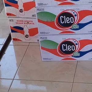 6 Karton Cleo Air Murni Botol Eco Lite 500ml 144 botol