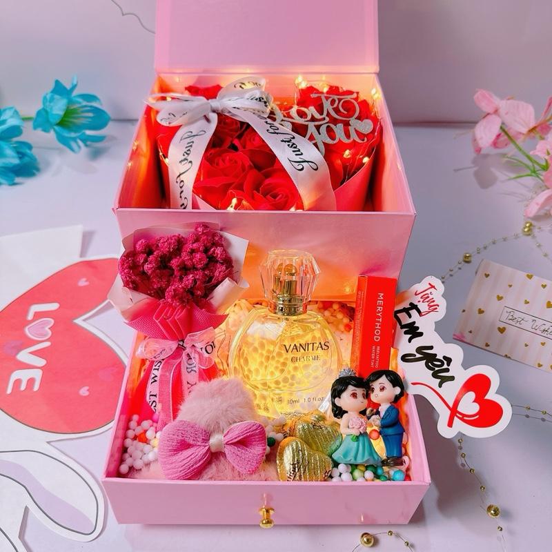[Ảnh thật] SET QUÀ TẶNG SINH NHẬT - Set quà tặng nước hoa Charme và son Hàn Quốc.D12 6