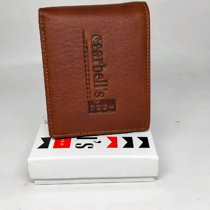 Dompet Pria Kulit Sapi Import Model 3 Dimensi dengan Kartu 1