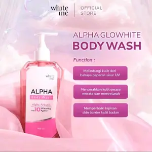 White Inc Alpha Glowhite Body Wash 400ml Alpha Glowhite Body Wash diformulasikan khusus dengan 10 Whitening Agents* yang dapat membantu membersihkan kulit secara lembut sekaligus merawat kelembaban alaminya. Dengan busa halus dan lembut serta wangi bloomi