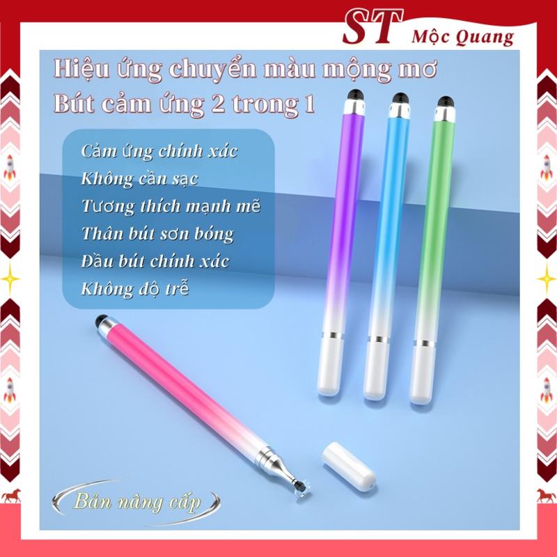 Bút cảm ứng điện dung đổi màu, chuyên dụng để biên tập, vẽ, viết tay trên màn hình điện thoại, máy tính bảng Android.