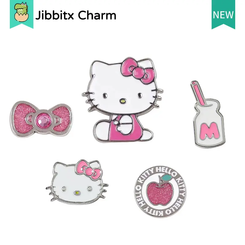 Charm Jibbits, Thời Trang, Thiết Kế Guốc, Sáng Tạo, Hoạt Hình Dễ Thương, Họa Tiết Đầy Màu Sắc, Thích Hợp Cho Giày Tự Làm, Chốt / Charm Giày / Nút Guốc