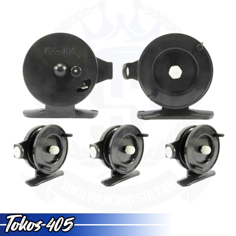 Reel Tokos 405 HITAM MURAH Kerekan Pancing COD Gratis Ongkir 2