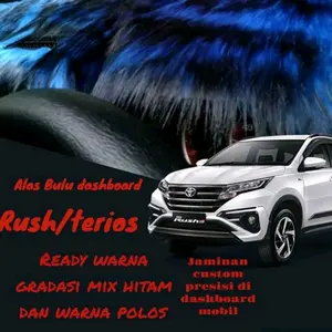 BULU DASHBOARD RUSH TERIOS BULU PANJANG LEMBUT Aksesoris Car