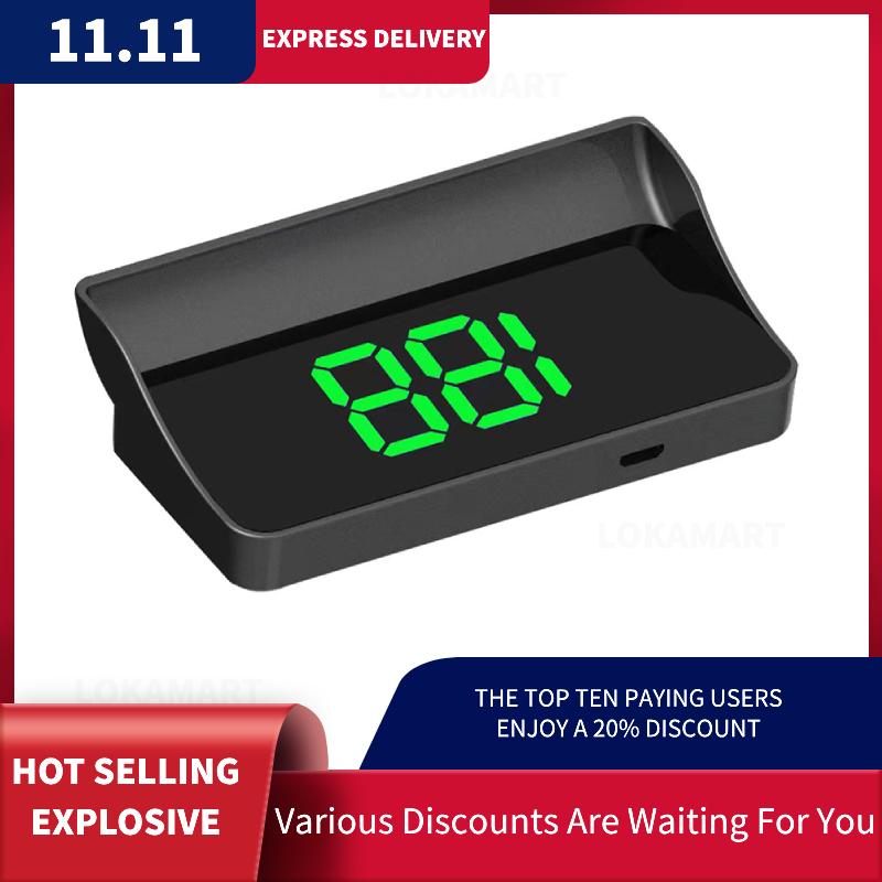  Đồng hồ tốc độ GPS HUD Màn hình trên cùng Máy đo đường kính Tốc độ kỹ thuật số trên ô tô Màn hình trên cùng bán chạy Dành cho ô tô nói chung với các chỉ số KMH   MPH Dụng cụ ô tô 