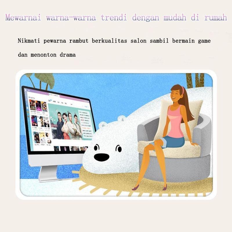 【Ready stock】 STYLE FIT cat rambut Hazelnut Grey Brown*200ml Tidak perlu bleach，Bahan alami，Tak mudah luntur(hair color,cat bleaching rambut，cat rambut milk tea，cat pewarna rambut，bleaching hair color，ash brown hair color，cat rambut ash brown）