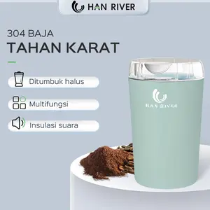 ZKS blender Kopi 8 bilah Portable Grinder Electric Chopper Penggiling Biji Beras Kacang