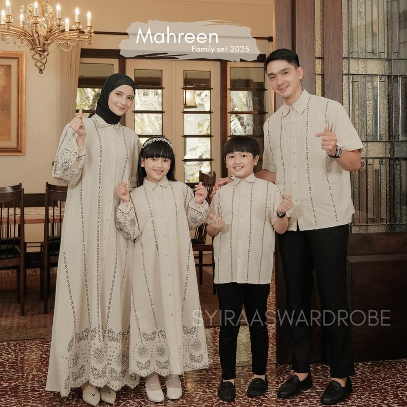 Syiraaswardrobe | Mahreen Family Series - Warna Beige 2