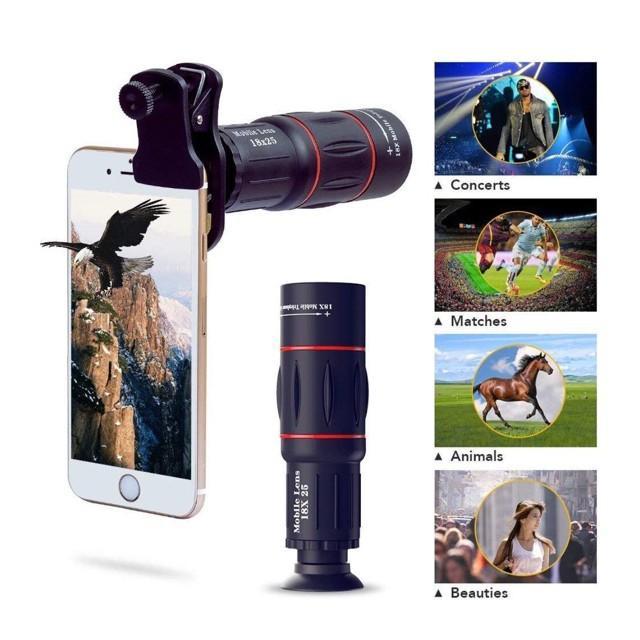 Ống kính tele điện thoại di động, Mới, Ống kính máy ảnh thu phóng bên ngoài Thông Dụng, Thu phóng 36X, HD, Thích hợp cho điện thoại thông minh và điện thoại di động, Camera Quang học, Ống kính Kính viễn vọng kẹp 4