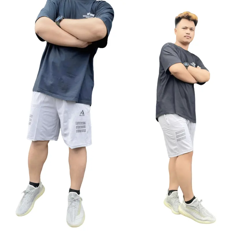 Celana Pendek Olahraga Sport Short Pant Running Pria Dewasa Saku Resleting Pantai Casual Kolor Cowok Gym Fitnes Badminton Jogging Lari Volly Basket Futsal Parasut Premium Bahan Tebal Berkualitas Nyaman Standar Panjang Karet Pinggang Cepat Kering All Size 4