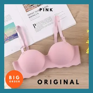 BH BRA WANITA UNDERWEAR CEWEK PUSH UP BRA LUCU BERGELOMBANG BRA PREMIUM BH25 Nyaman Busa Tipis Seamless