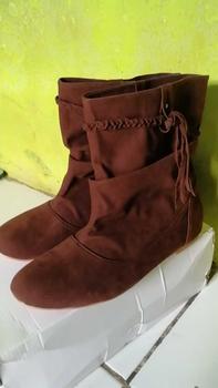 Product Review of FLAT BOOTS  MURAH MODIS  KOREAN STYLE from L**a g**n 0
